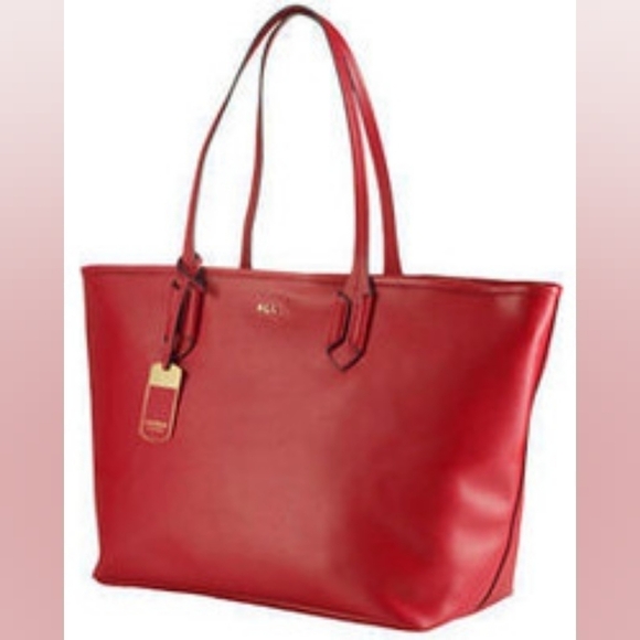 Ralph Lauren | Tate Classic Saffiano Leather Tote - Picture 1 of 2